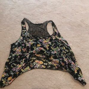 Cute see through crop top